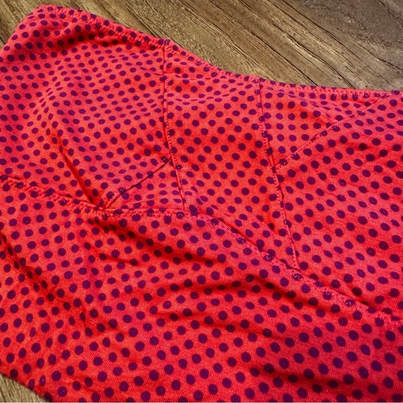 Free People Intimately Women’s Orange Polka Dot Bandeau Top Stretchy Side Boning - Picture 5 of 7